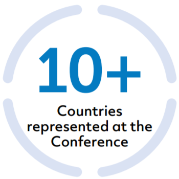 Graphic: Over 10 countries represented at the conference Over 10 countries represented at the conference