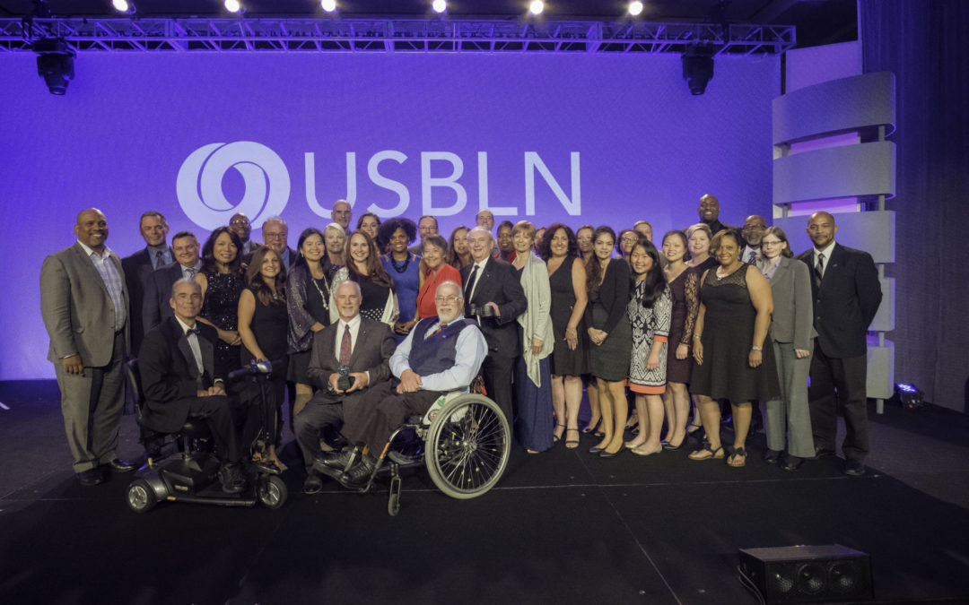 Group photos of participants at the 2017 USBLN conference